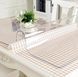 Мягкое стекло Прозрачная силиконовая скатерть на стол Soft Glass Защита для мебели 3.4х1.0 м Толщина 1.5мм L1500025 фото 5