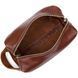Кожаная мужская косметичка Grande Pelle 11418 с ручкой 24х11х11 см коричневая b11418 фото 6