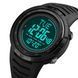 Часы мужские спортивные с компасом Skmei 2147 Compass (Черные с черным циферблатом) L7031661 фото 4