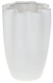 Ваза фарфоровая Stone Flower "Фиори" &Oslash;12х17см, белая матовая BD-727-494 фото