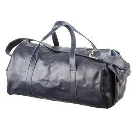 Сумка кожаная дорожная Grande Pelle 11049 Синяя 55х31х24 см b11049 фото
