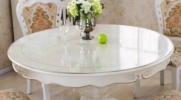 Мягкое стекло Прозрачная силиконовая скатерть на стол Soft Glass Защита для мебели 3.5х1.0 м Толщина 1.5мм L1500026 фото