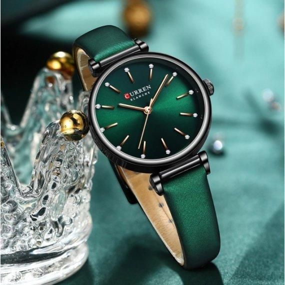 Жіночий наручний годинник Curren Grass кварцовий (Зелений) L24044 фото