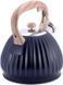 Чайник Kamille Whistling Kettle Black 3л из нержавеющей стали со свистком, черный KM-1076 фото 4