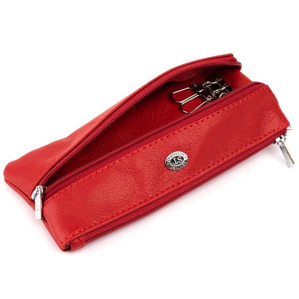 Ключница-кошелек с кармашком женская ST Leather 19347 Красная b19347 фото