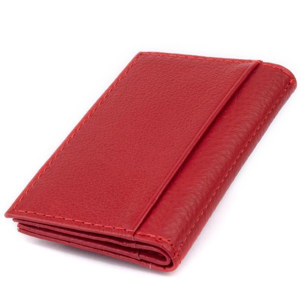 Визитница-книжка ST Leather 19214 Красная b19214 фото