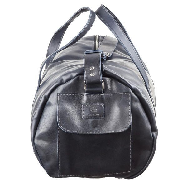 Сумка кожаная дорожная Grande Pelle 11049 Синяя 55х31х24 см b11049 фото