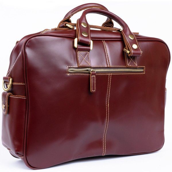 Дорожная сумка-портфель Vintage 14776 Бордовая b14776 фото