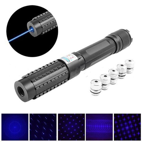 Ліхтар лазер YX-B015 Laser 5 насадок Blue L8015124 фото