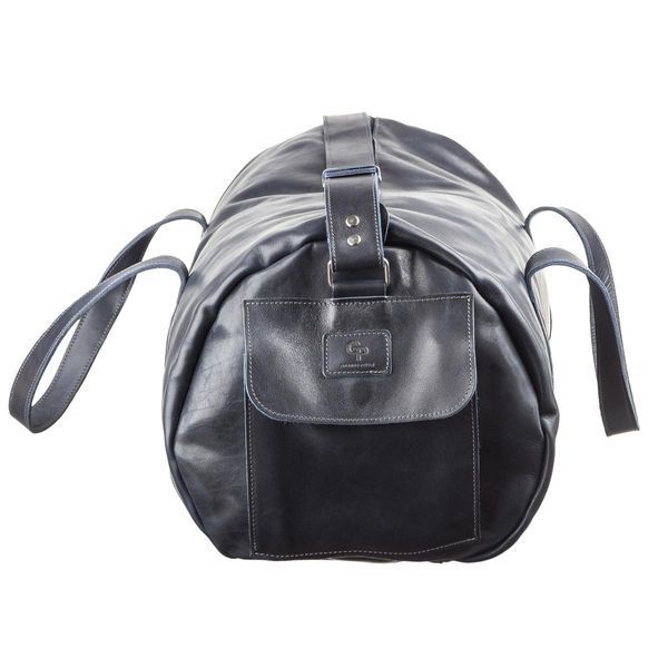 Сумка кожаная дорожная Grande Pelle 11049 Синяя 55х31х24 см b11049 фото