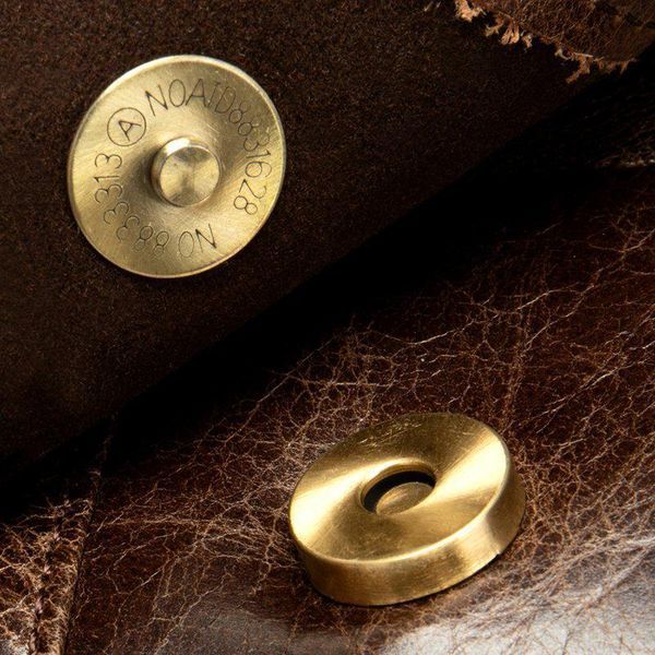 Сумка Vintage з натуральної гладкої шкіри 14945 Коричнева b14945 фото