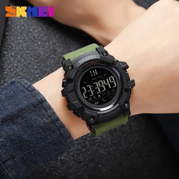 Спортивные наручные смарт-часы Skmei 2053 Зеленые L7078681 фото