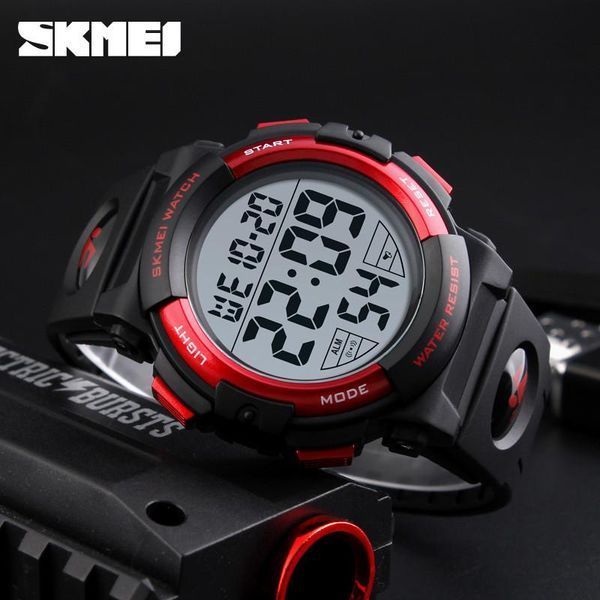 Чоловічий спортивний наручний годинник Skmei 1258 Червоний L125805 фото