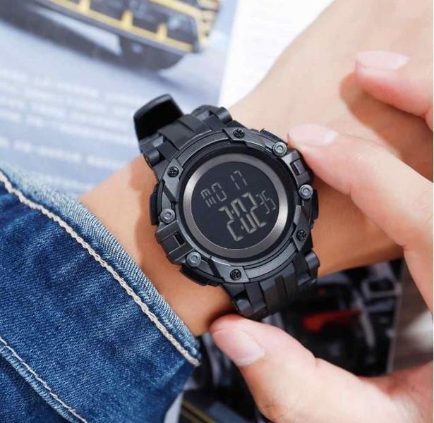 Мужские наручные часы Skmei 1545 Черный циферблат L154589 фото
