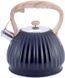 Чайник Kamille Whistling Kettle Black 3л из нержавеющей стали со свистком, черный KM-1076 фото 2