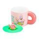 Чашка керамічна з кришкою "Патрік Стар" 400 мл Patrick Star рожева HP7216P фото 3