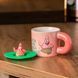 Чашка керамічна з кришкою "Патрік Стар" 400 мл Patrick Star рожева HP7216P фото 4