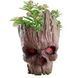 Горшочек для цветов и канцелярии Грут Groot G11 череп + круглая подставка L703205 фото 4