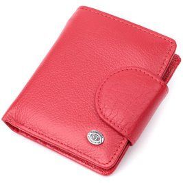 Кошелек для женщин с карманом для монет из натуральной кожи ST Leather 22726 Красный b22726 фото