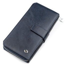 Мужской кошелек ST Leather 18454 кожаный Синий b18454 фото