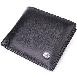 Чоловіче шкіряне портмоне із затискачем ST Leather 22485 Чорний b22485 фото