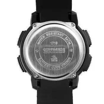 Спортивные мужские часы Skmei 1719 (Черные с черным) L9007601 фото