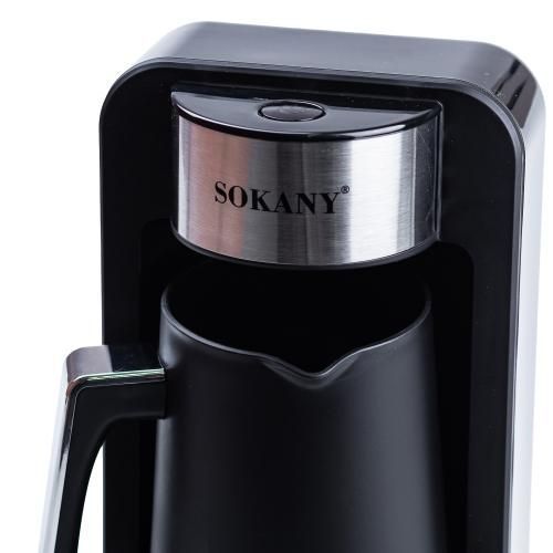 Кофеварка домашняя Sokany SK-0137 автоматическая на 250 мл электрическая турка 550 Вт SK0137 фото