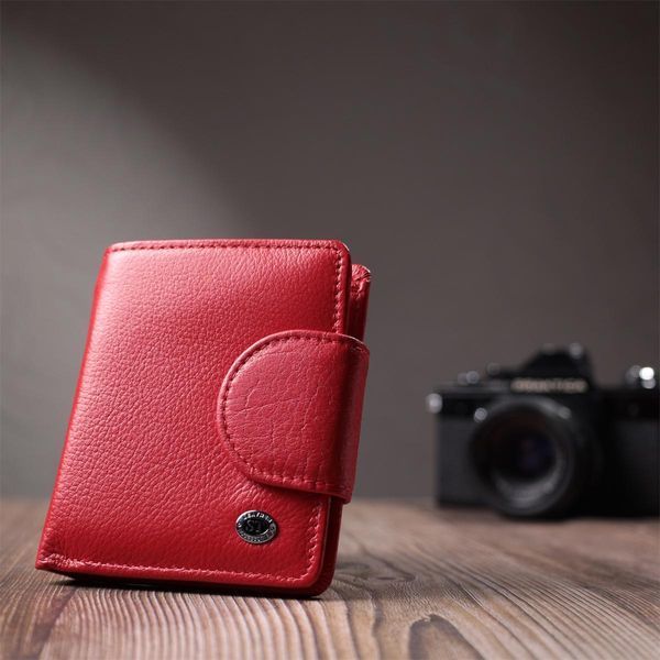 Кошелек для женщин с карманом для монет из натуральной кожи ST Leather 22726 Красный b22726 фото