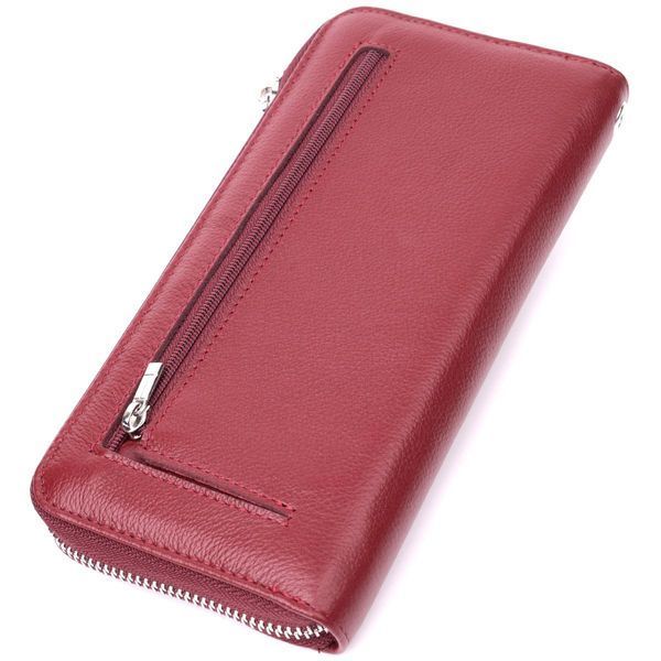 Кошелек-клатч для женщин на одно отделение из натуральной кожи ST Leather 22560 Бордовый b22560 фото