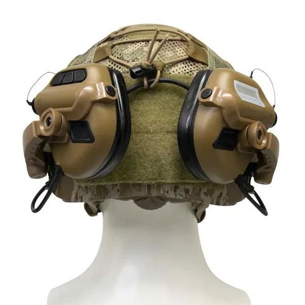 Тактические активные наушники с микрофоном Earmor M32X Mark3 (Койот) L900875 фото