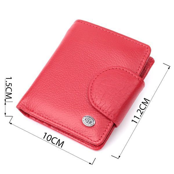 Кошелек для женщин с карманом для монет из натуральной кожи ST Leather 22726 Красный b22726 фото