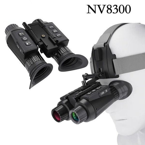 Бінокль нічного бачення NV8300 Super Light 4K HD 36MP 3D (до 500м) + кріплення Wilcox L4G24 (метал) L707861 фото