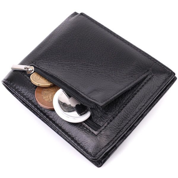 Чоловіче шкіряне портмоне із затискачем ST Leather 22485 Чорний b22485 фото