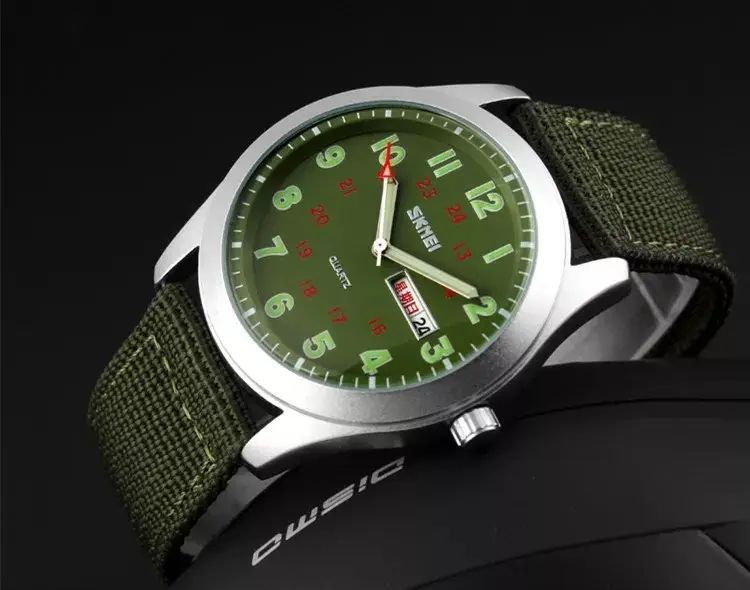Чоловічий наручний класичний годинник Skmei 9112 (Зелений) L9007171 фото