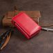 Горизонтальное портмоне из кожи женское на магните ST Leather 19335 Красное b19335 фото 10