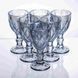 Набір чарок Diamond Blue 6 штук по 50 мл LU-HP-19-278 фото 1