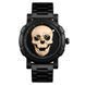 Кварцовий наручний годинник Skmei Skull 9178 Black Gold L158157 фото 2