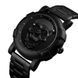 Кварцовий наручний годинник Skmei Skull 9178 Black Gold L158157 фото 9