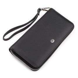 Мужской кошелек ST Leather 18422 натуральная кожа Черный b18422 фото