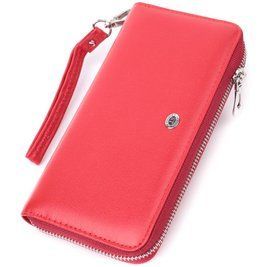 Кошелек-клатч для женщин на одно отделение из натуральной кожи ST Leather 22561 Красный b22561 фото