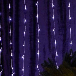 Гирлянда светодиодная Водопад на штору 3х3 м 270 LED (560 L) лампочек 10 нитей Белая 1733051W фото