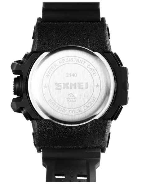 Часы мужские спортивные Skmei 2140 hamlet (Черные с синим) L7031672 фото