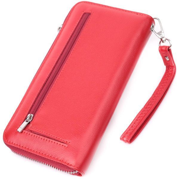 Кошелек-клатч для женщин на одно отделение из натуральной кожи ST Leather 22561 Красный b22561 фото