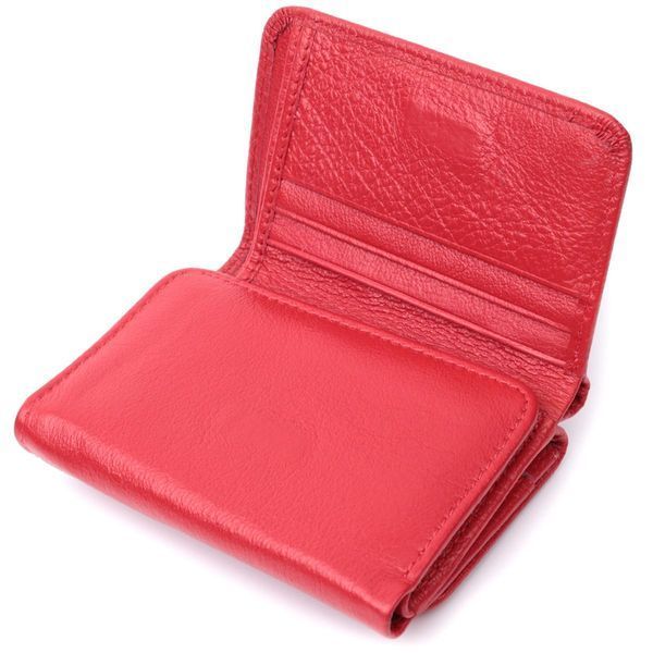 Жіноче портмоне з монетницею із натуральної шкіри ST Leather 22727 Червоний b22727 фото