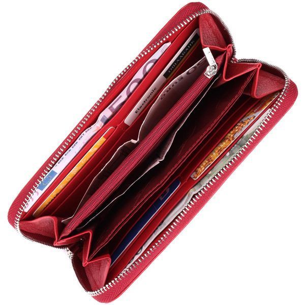 Кошелек-клатч для женщин на одно отделение из натуральной кожи ST Leather 22561 Красный b22561 фото