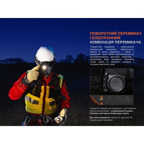 Налобний ліхтар Fenix ​​HP35R 10000мАч Type-C L712412 фото