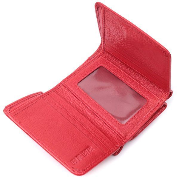 Жіноче портмоне з монетницею із натуральної шкіри ST Leather 22727 Червоний b22727 фото