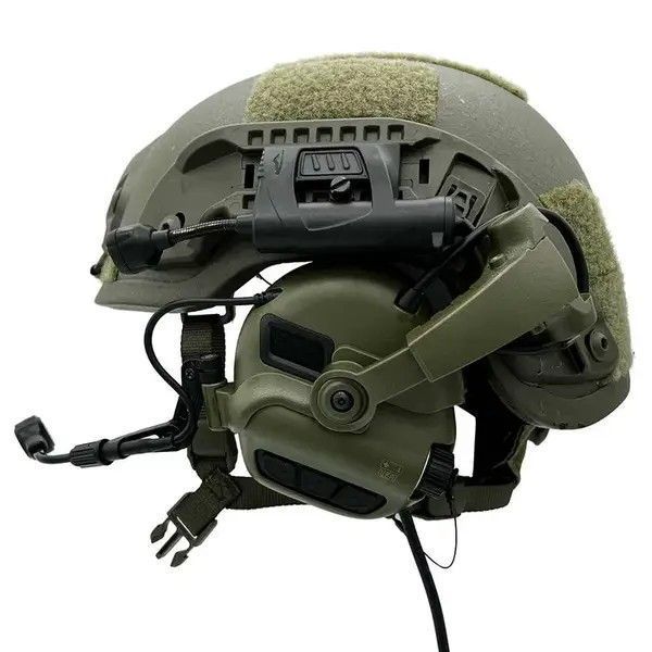 Тактические активные наушники с микрофоном Earmor M32X Mark3 (Оливковый) L900876 фото