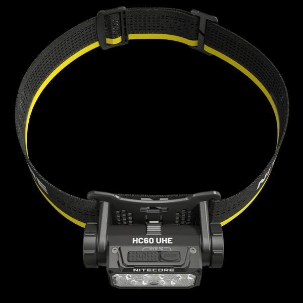 Налобный фонарь Nitecore HC60 UHE USB Type-C 1600лм (10 режимов) с белым и красным светом L712608 фото