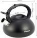 Чайник Ofenbach Happy Kettle 2.5л з нержавіючої сталі зі свистком, чорний матовий NB-100302 фото 3